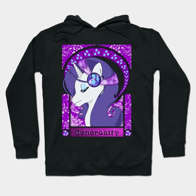 Generosity- Rarity Hoodie by BlackTaintedHeart